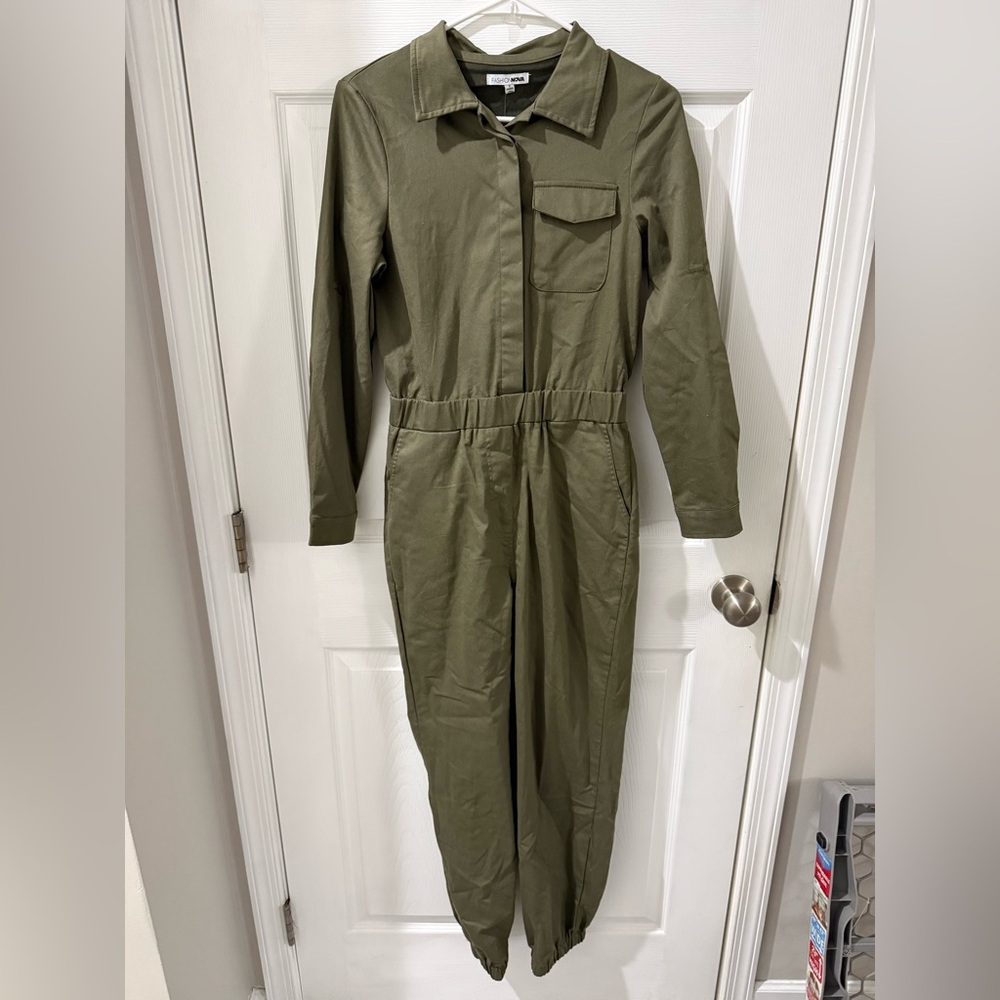Fashion Nova Olive Utility Jacket